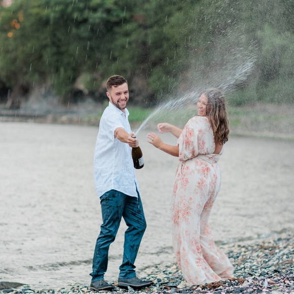 ASOS DESIGN
Plunge Neck Wide
Leg Jumpsuit - Picture 3 of 3